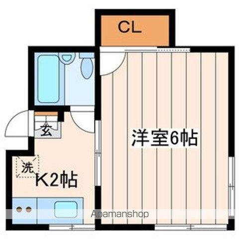 CORPO TOKI(1K/1階)の間取り写真