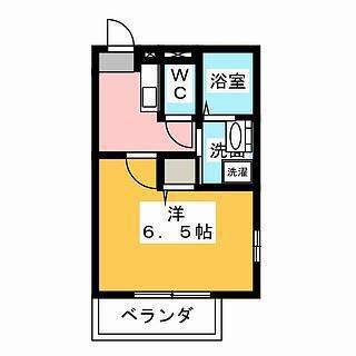 アンジュレジデンス(1K/3階)の間取り写真