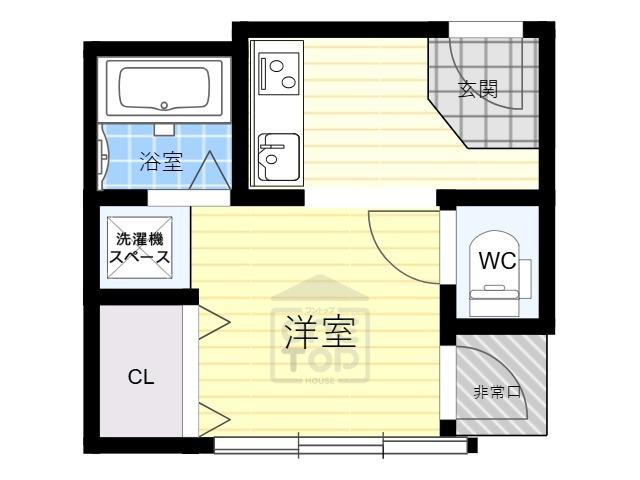 アーバンプラザ(ワンルーム/2階)の間取り写真