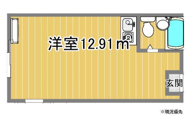 N.AMITIAE(ワンルーム/3階)の間取り写真