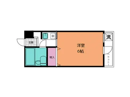 アクティ本山(1K/1階)の間取り写真