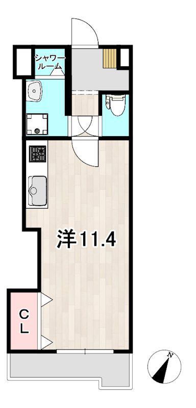 三協ビル(ワンルーム/5階)の間取り写真