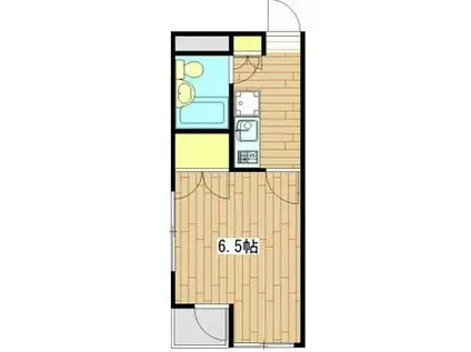 カームハウス(1K/3階)の間取り写真