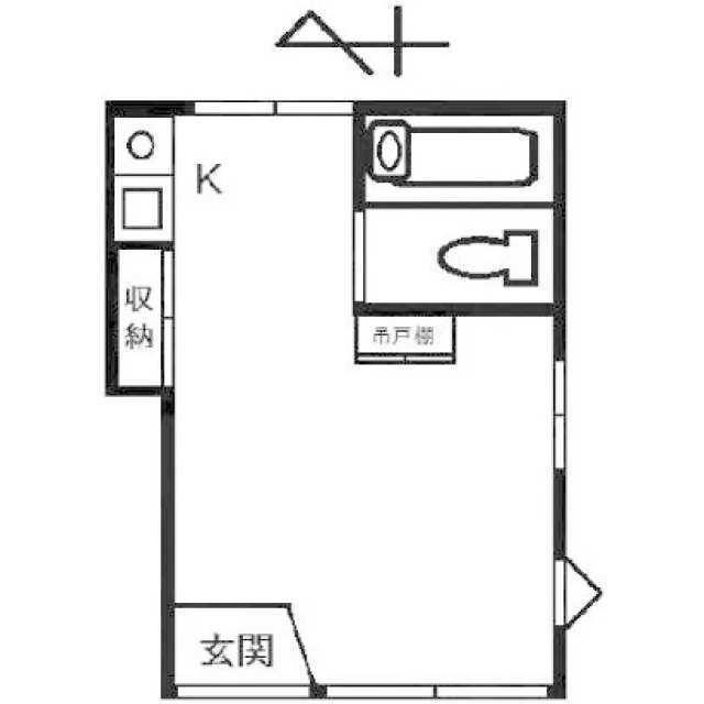 ライフピアセピア(ワンルーム/1階)の間取り写真