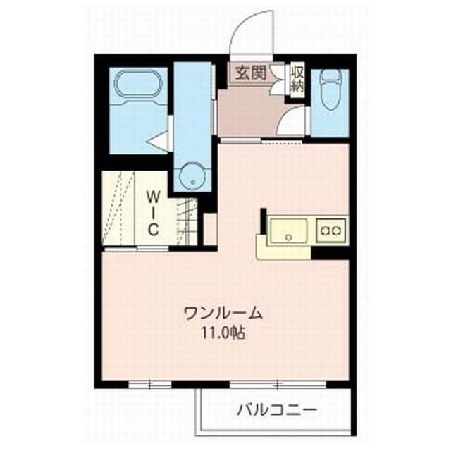 NOBLE MAISON KIYO(ワンルーム/1階)の間取り写真