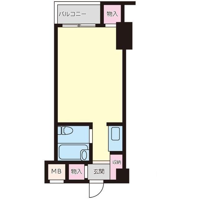 日興パレセゾン田園調布(ワンルーム/4階)の間取り写真