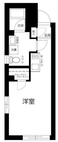 ES-GRANDE文京白山(ワンルーム/2階)の間取り写真