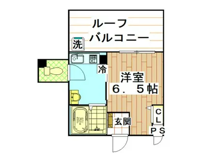 THE ESTATE NAGASE(1K/1階)の間取り写真