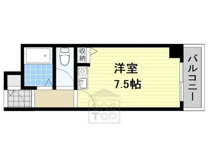 サンフォレスト新中条(ワンルーム/3階)の間取り写真