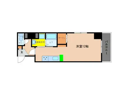 KO OLINA AOBA コオリナ青葉(ワンルーム/3階)の間取り写真