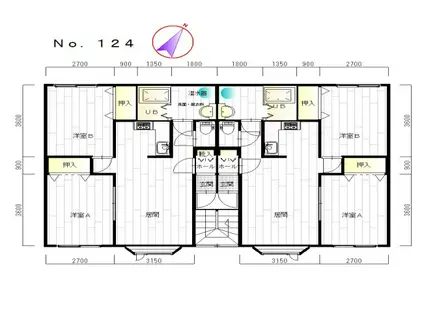 アーバン・シティ(2LDK/1階)の間取り写真