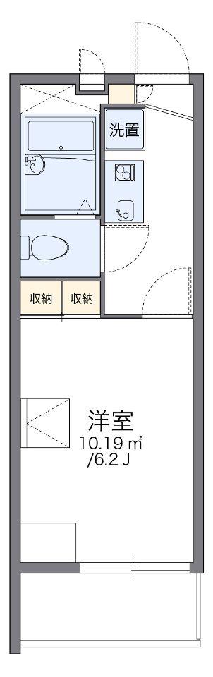 レオパレス豊藤(1K/3階)の間取り写真
