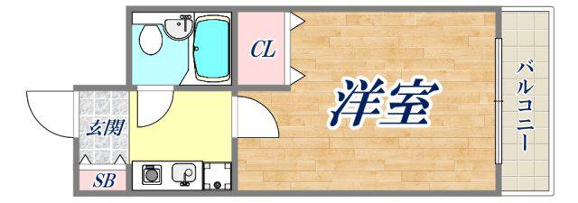 リヴィエールT(2LDK/2階)の間取り写真