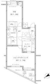 MFPRコート代官山(1LDK/1階)の間取り写真