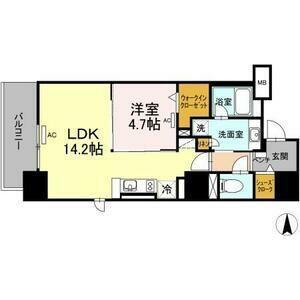 OASIS金山(1LDK/3階)の間取り写真