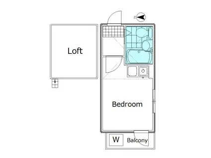 D-Rホームズ西新井(ワンルーム/3階)の間取り写真