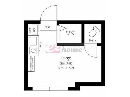 ザ・アーバンテラス高田馬場(ワンルーム/1階)の間取り写真