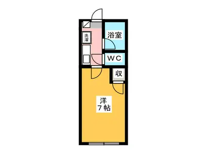プリンセス・TK(1K/1階)の間取り写真