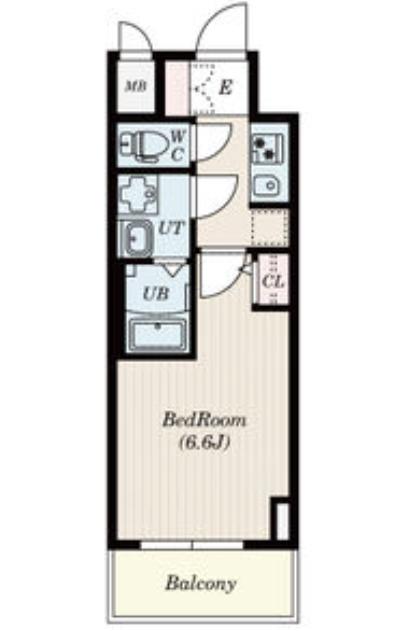 S-RESIDENCE名駅(1K/3階)の間取り写真