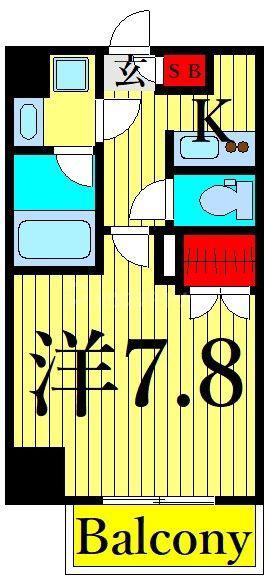 DIPS上野ノース(1K/9階)の間取り写真