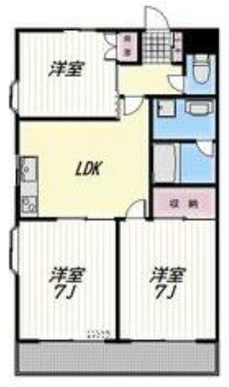 HAMILTON(3LDK/3階)の間取り写真