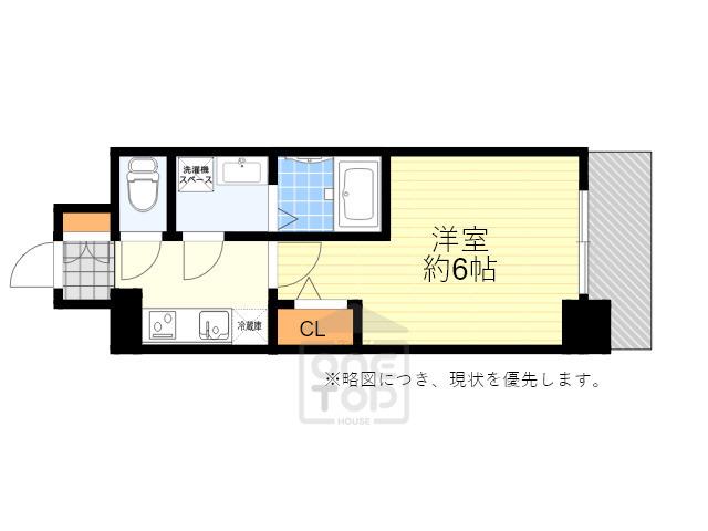 CREST TAPP 庄内(1K/10階)の間取り写真