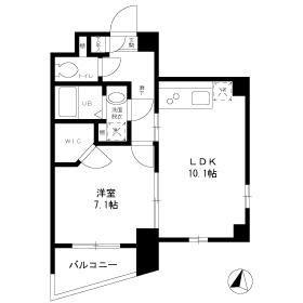 HAFAADAI世田谷赤堤(1LDK/2階)の間取り写真
