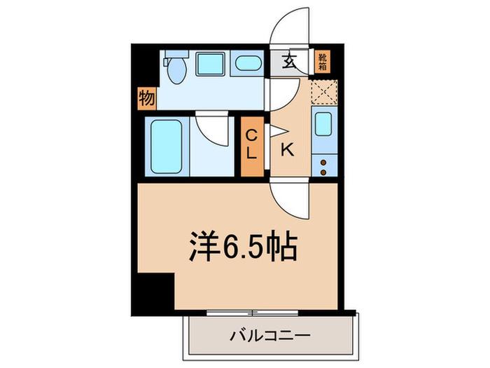 GRAN REST 文京茗荷谷(1K/1階)の間取り写真