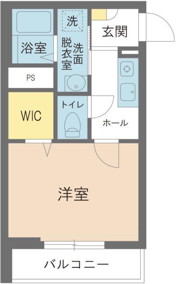 グランメゾン シャイン(1K/1階)の間取り写真