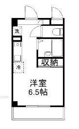 GV備岡(ワンルーム/10階)の間取り写真