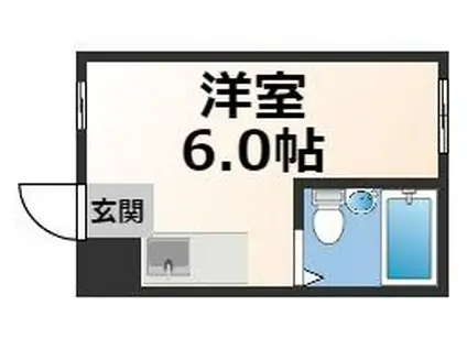 シャルムコトブキ(ワンルーム/5階)の間取り写真
