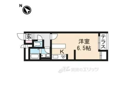 レオネクスト玉水(1K/1階)の間取り写真