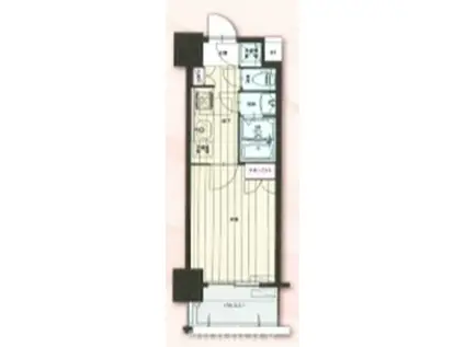 NO.105 SERIOUS CROSS STREET(1K/7階)の間取り写真