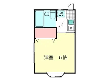 YES日吉(1K/1階)の間取り写真