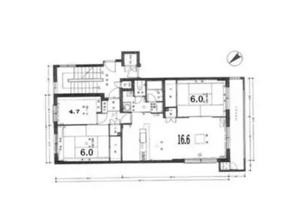 じょうてつ真駒内南町ドエル(3LDK/1階)の間取り写真