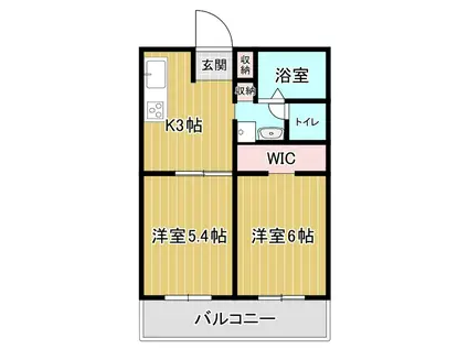 シャーメゾン坂下(1LDK/1階)の間取り写真