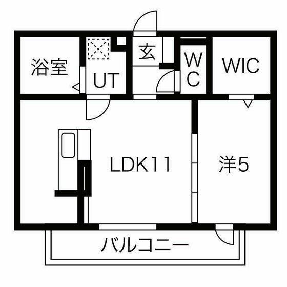 SMILE HEART II(1LDK/3階)の間取り写真