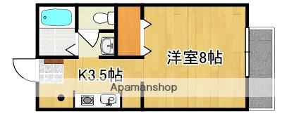 パナハイツ加藤(1K/2階)の間取り写真