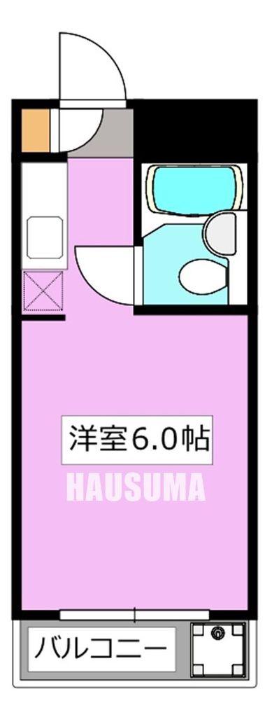 ユースフル大塚(ワンルーム/3階)の間取り写真