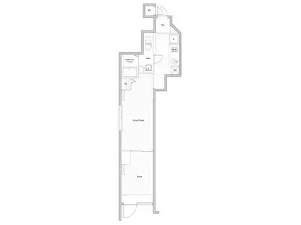 CREATIF南品川(1DK/1階)の間取り写真