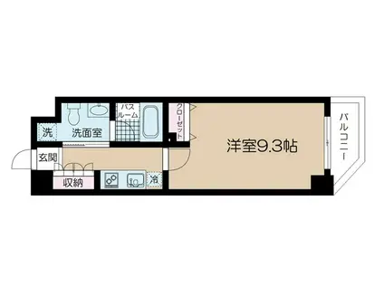 プリマヴェーラ大塚(1K/2階)の間取り写真