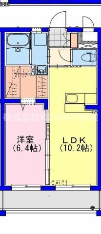 サンリットSR年見(1LDK/5階)の間取り写真