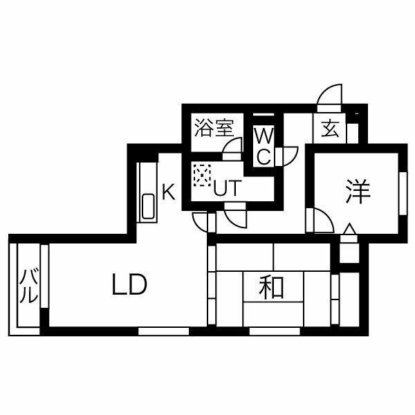 エレクトリシティズィ(2LDK/4階)の間取り写真