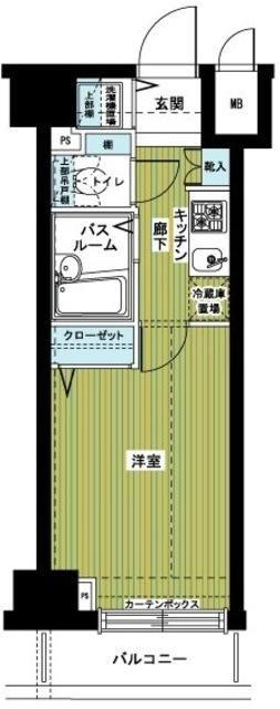 トーシンフェニックス方南町弐番館(1K/8階)の間取り写真