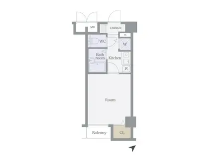 ドルチェ代々木(1K/5階)の間取り写真