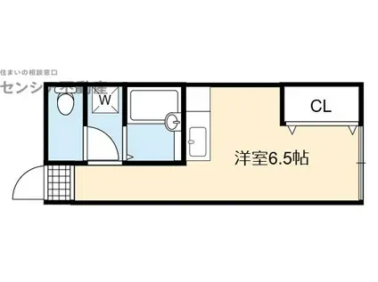 アリタマンション京橋(ワンルーム/4階)の間取り写真
