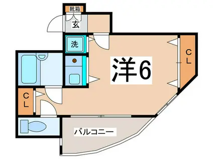 エストポワール堀江(ワンルーム/7階)の間取り写真