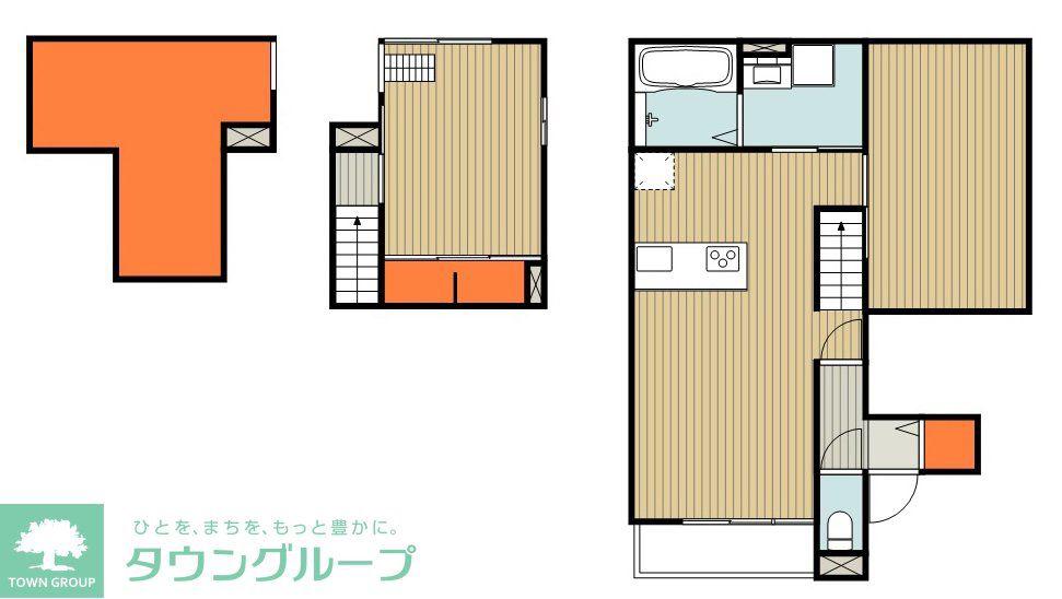 CASA DE ARENA I(1LDK/1階)の間取り写真