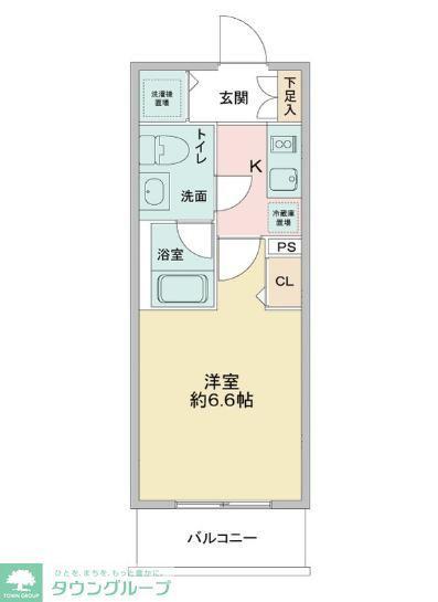 LA DOUCEURお花茶屋II(1K/1階)の間取り写真