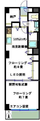 秀和番衆町レジデンス(1LDK/1階)の間取り写真